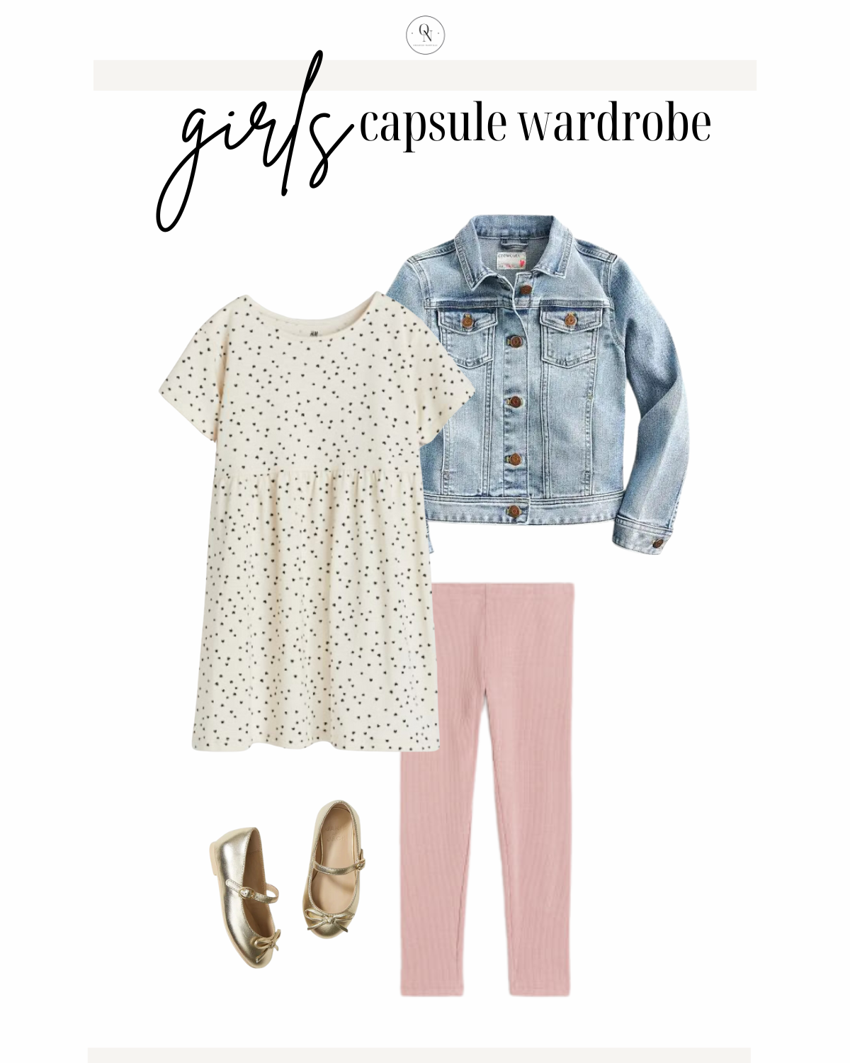 Girls Capsule Wardrobe Spring Capsule Wardrobe for Girls Spring Outfits for Girls Organize Nashville